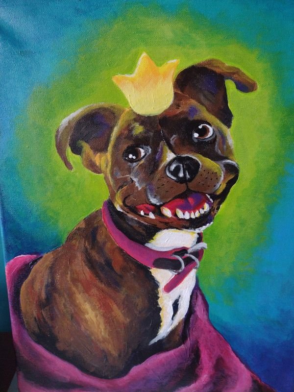 Roma Kończak's painting "Roxy the Queen"