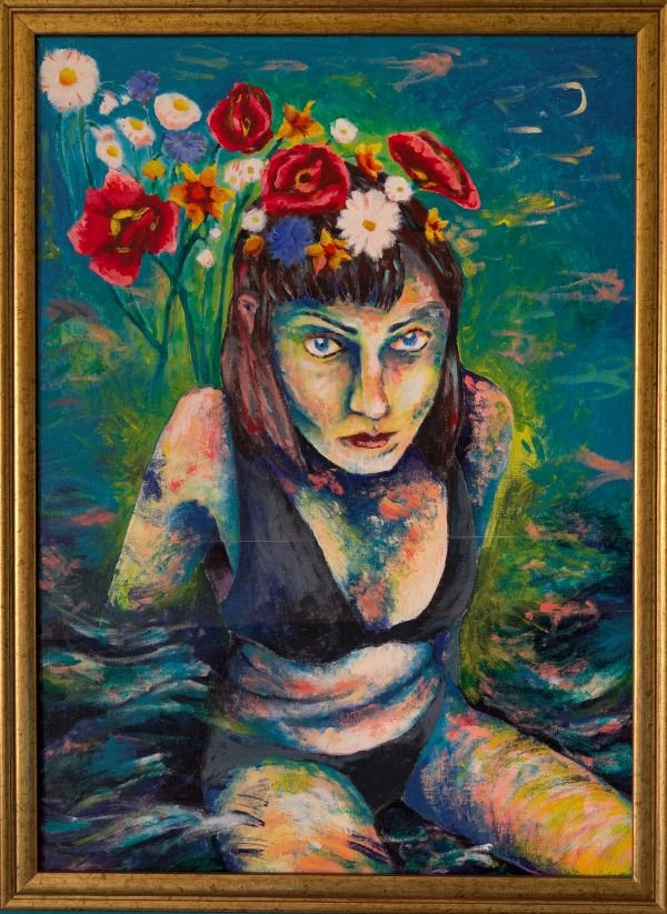 Roma Kończak's painting "Rusałka"